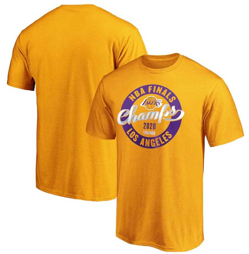 Men's Los Angeles Lakers Gold 2020 NBA Finals Champions Zone Laces T-Shirt,We sell and wholesale Men's Los Angeles Lakers Gold 2020 NBA Finals Champions Zone Laces T-Shirt on line form chian!